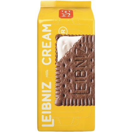 LEIBNIZ-BISCUITI KEKS CREMA LAPTE 190G (14BUC)