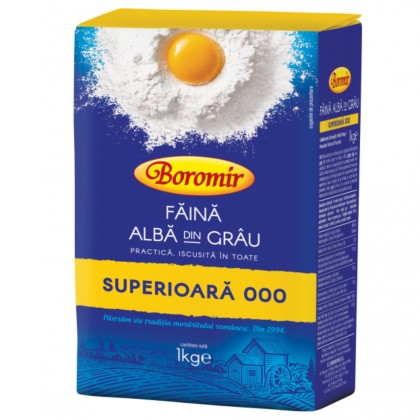 BOR.FAINA ALBA SUPERIOARA 000 1KG-(10BUC)