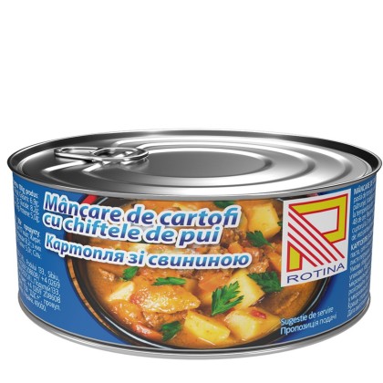 ROTINA MANCARE CARTOFI CU CHIFTELE DE PUI 300gr 6/BAX
