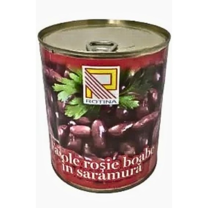 ROTINA FASOLE ROSIE BOABE IN SARAMURA 800GR 6/BAX