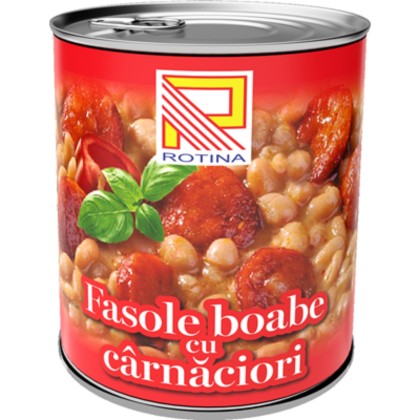 ROTINA CARNACIORI CU FASOLE 800gr 6/BAX