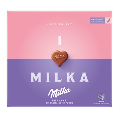 MILKA I LOVE MILKA CAPSUNI 110G