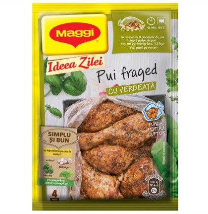 MAGGI IDZ PUI CU VERDEATA 28G (16B)