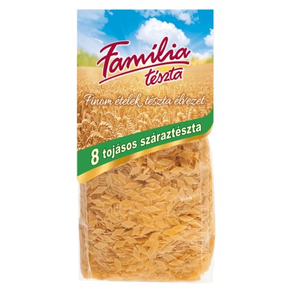 PASTE FAMILIA PATRATE ASCUTITE 8 OUA 200gr 40/BAX