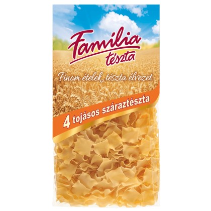 PASTE FAMILIA PATRATE MARI 4 OUA 400gr 20/BAX