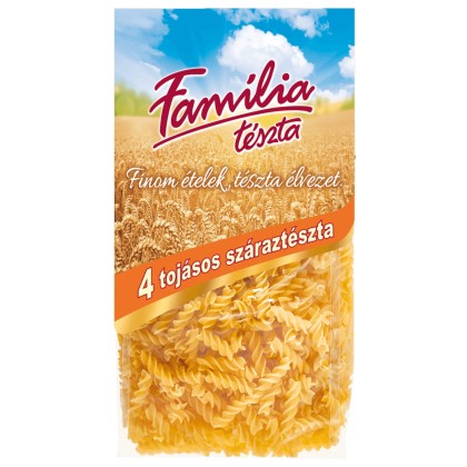 PASTE FAMILIA SPIRALE 4 OUA 400gr 20/BAX