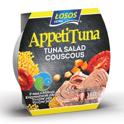 SALATA CU TON,COUSCOUS SI LEGUME 160G LOSOS