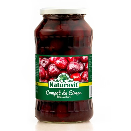 COMPOT DE CIRESE FARA SAMBURI NATURAVIT 680G