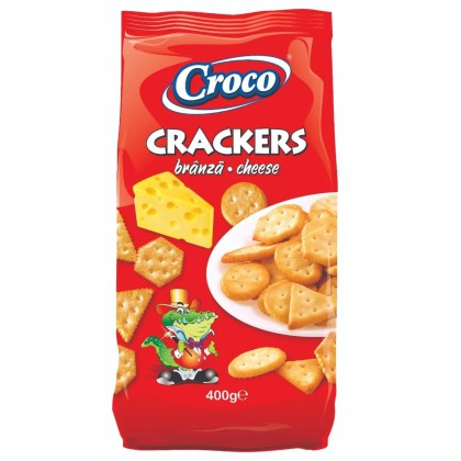 CROCO CRACKERS BRANZA /400G