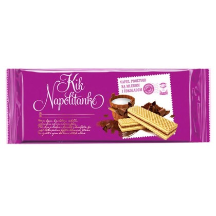 KIK NAPOLITANE LAPTE+CIOCOLATA 175G