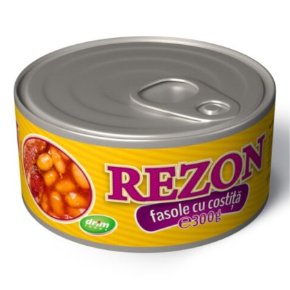 REZON FASOLE BOABE CU COSTITA 300G (6B)