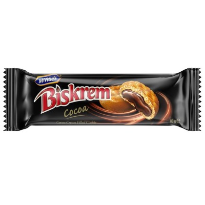 BISKREM BISCUITI CR.CACAO 80G (24B)