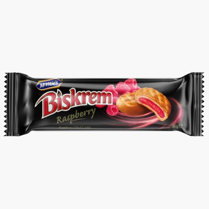 BISKREM BISCUITI CR.ZMEURA 80G (24B)