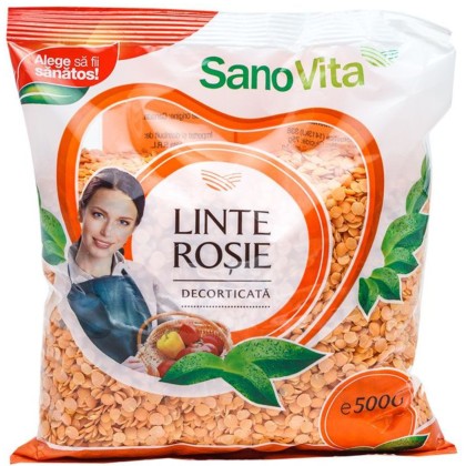 SNV LINTE ROSIE DECORTICATA 500gr 15/bax