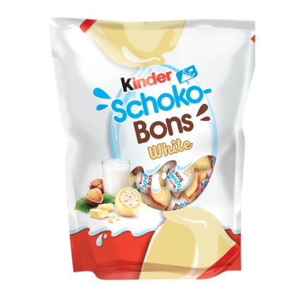 SCHOKOBONS WHITE G200X18
