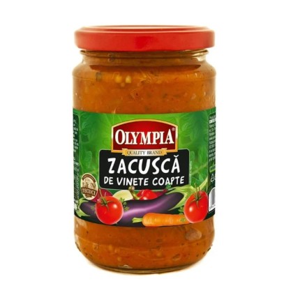 OLYMPIA - ZACUSCA DE VINETE, borcan 314ML, 6 BUC/BAX