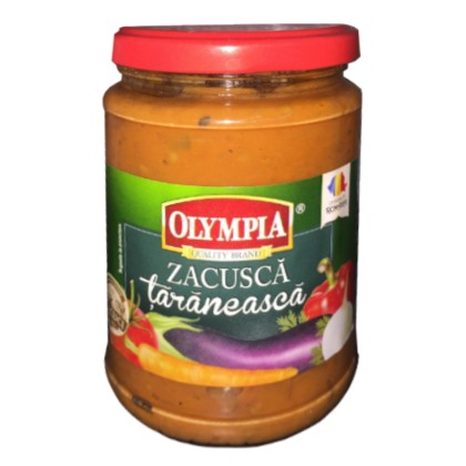 OLYMPIA - ZACUSCA TARANEASCA, borcan 314 ML, 3 BUC/BAX