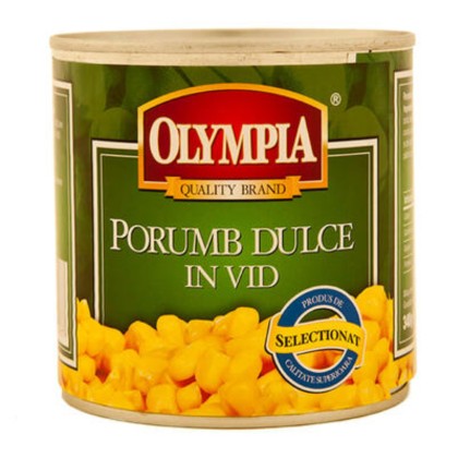 OLYMPIA - PORUMB DULCE IN VID, cutie 425 ML, 12 BUC/BAX