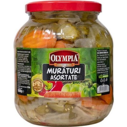 OLYMPIA - MURATURI ASORTATE, borcan 1600G, 6 BUC/BAX