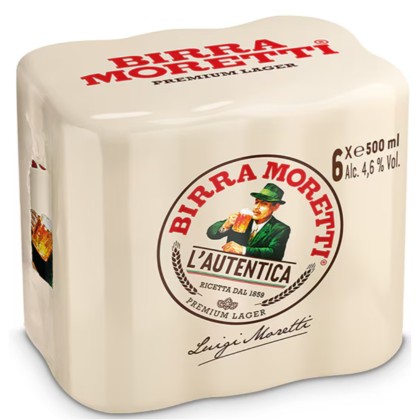 BIRRA MORETTI DZ 0.5L 6PACK  4/BAX SGR*