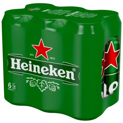 HEINEKEN 6PACK DOZA 0,5L SGR*