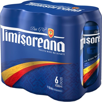 TIMISOREANA 500ML DOZA 6 PACK NCP SGR*