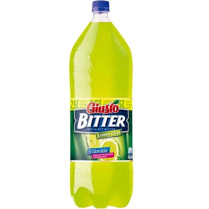GIUSTO BITTER GREEN LEMON 2.5L 4/BAX SGR*