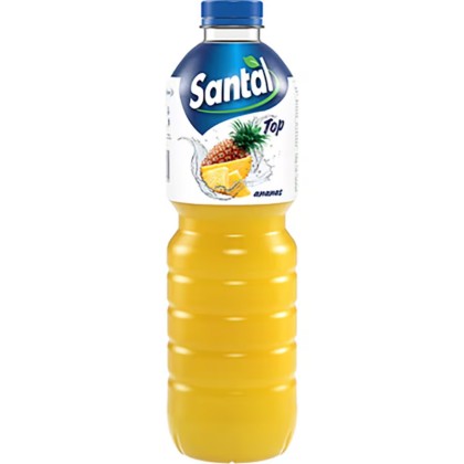 SANTAL TOP ANANAS & PEPENE GALBEN 6% 1.5L 6/BAX SGR*