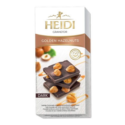 HEIDI GRAND'OR DARK&HAZELNUTS 80G