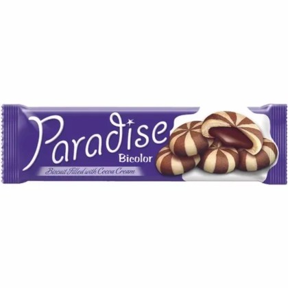 PARADISE BISC BICOLOR CR CACAO 50G