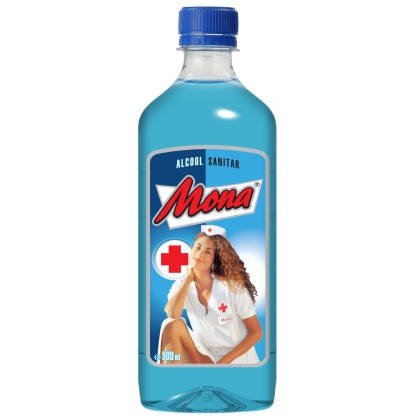 ALCOOL SANITAR MONA 70% 0.5L