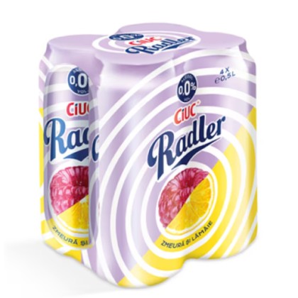 CIUC R. ZMEURA ZERO 4 PACK DOZA 0,5 6/BAX SGR*