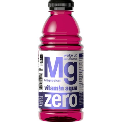 VITAMIN AQUA Mg ACAI&BLACKCURRANT ZERO 0.6L 6/BAX SGR*