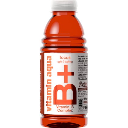 VITAMIN AQUA B+ APPLE&RASPBERRY 0.6L 6/BAX SGR*