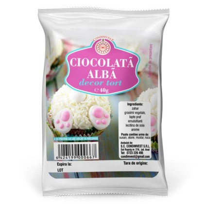 VERMICELI ALB 40 G - ORNAMENTE PRAJITURI