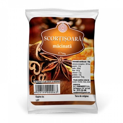 SCORTISOARA MACINATA 50 G