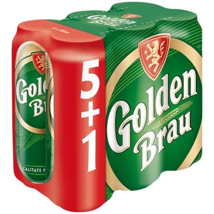 GOLDEN BRAU 6PACK DOZA 0,5L SGR*