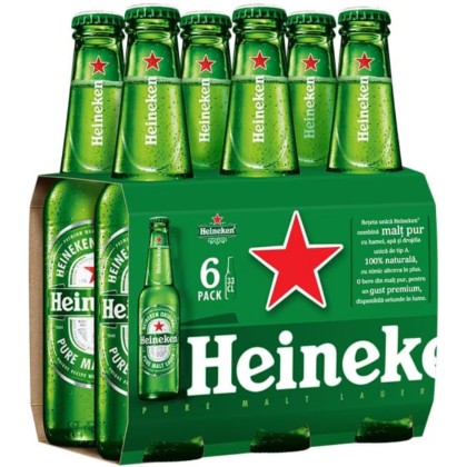 HEINEKEN STICLA 0,33 6PACK SGR*