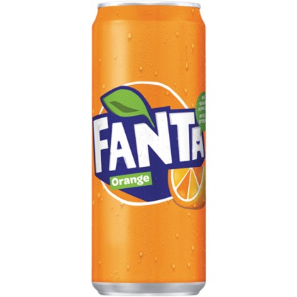330 CAN X12 FANTA ORANGE SLEEK SGR*BUCATA