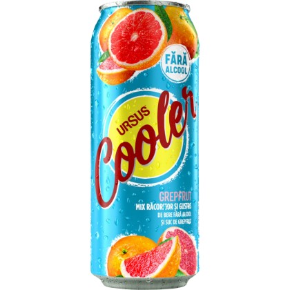 URSUS COOLER NA GREPFRUIT 500ML DOZA 1X24 SGR*