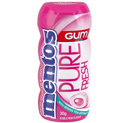 MENTOS GUMA DE MESTECAT CAPSUNI 30G