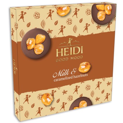 HEIDI PRALINE GOOD MOOD CU ALUNE CARAMELIZATE 119G
