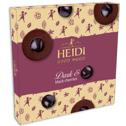 HEIDI PRALINE GOOD MOOD CU CIRESE NEGRE 119G