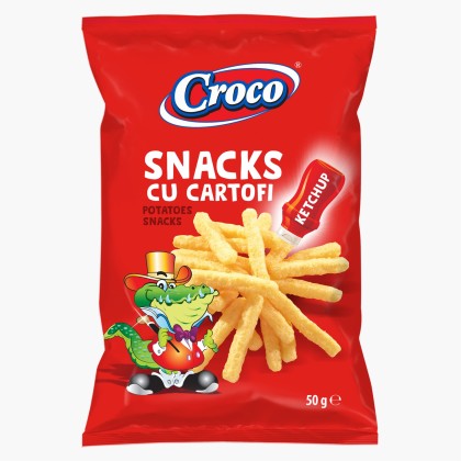 CROCO SNACKS CARTOFI KETCHUP/50G