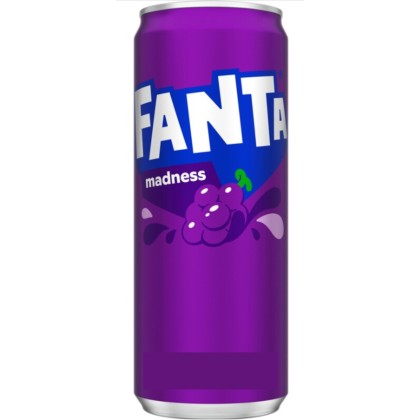 330 CAN X12 FANTA MADNESS GRAPE SLEEK SGR*BUCATA