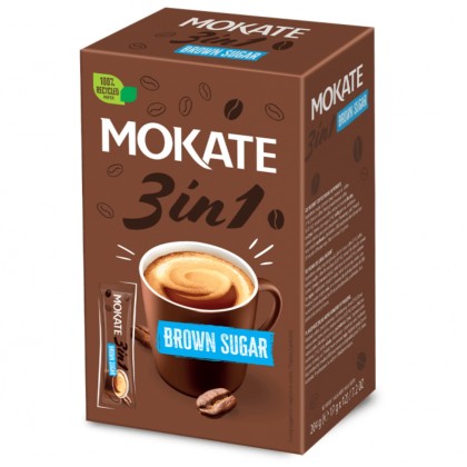 MOKATE 3IN1 BROWN SUGAR 17G (24B)