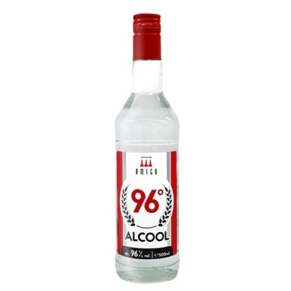 AMIGO ALCOOL 96% 500ml 12/BAX SGR*