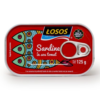 SARDINE IN SOS TOMAT 125G LOSOS