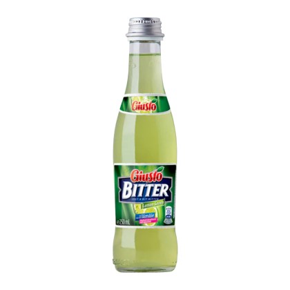 GIUSTO BITTER GREEN LEMON ST.0.25L 12/BAX SGR*
