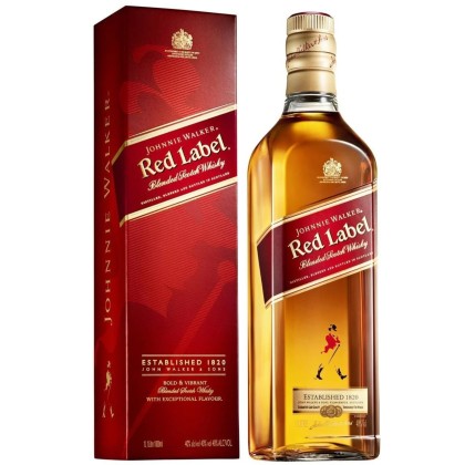 JOHNNIE WALK.RED LABEL 40% 1L (12) SGR*